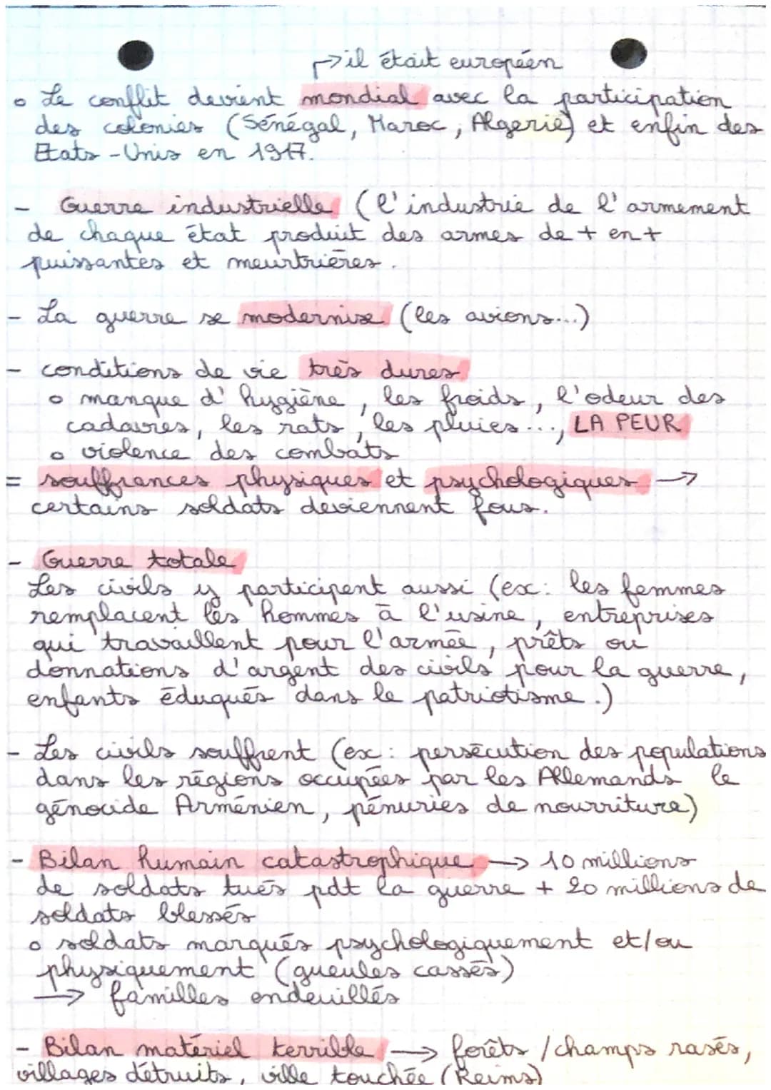 • Août 1914- début de la
61915
。 1916 bataille de Verdun
。 1917
HISTOIRE
LA PREMIERE GUERRE MONDIALE
Guerre de
1914
mouvement
O
guerre
-
-> 