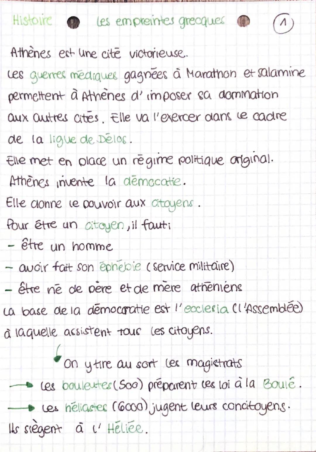 L'héritage grec: démocratie et politique