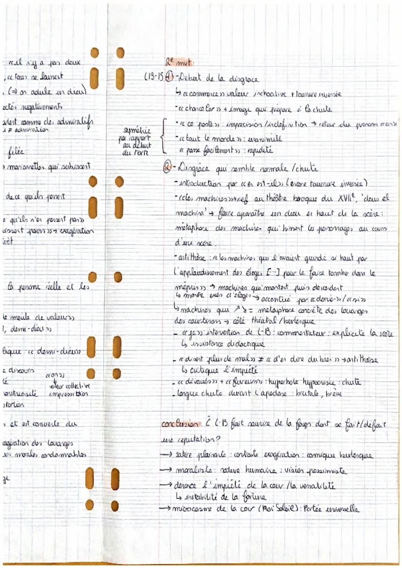 Jean de LA BRUYERE, Les Caractères, 1696
Etude linéaire
Livre VIII, << De la Cour >>
32 (V) Vient-on de placer quelqu'un dans un nouveau pos