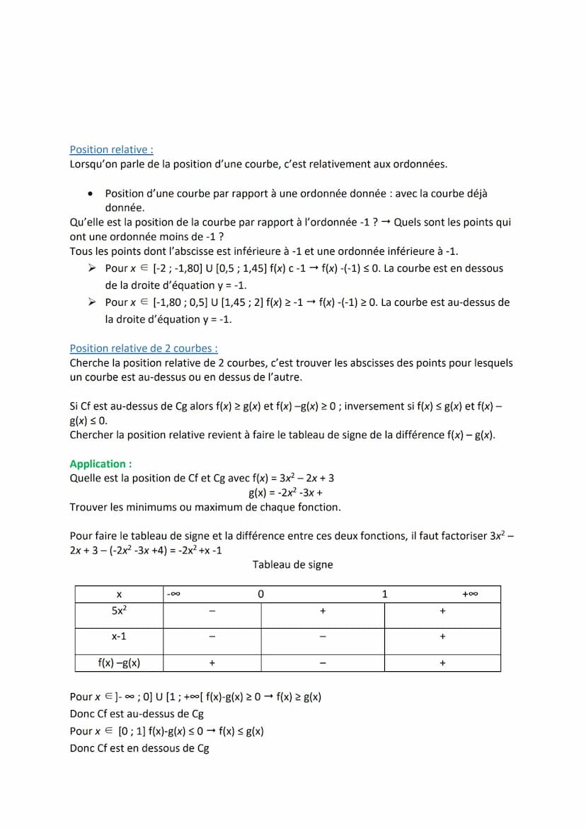 I- Définition :
Une grandeur y est dite en fonction de x, si la connaissance de x permet de déterminer y.
Exemples:
• Le prix payé à la pomp