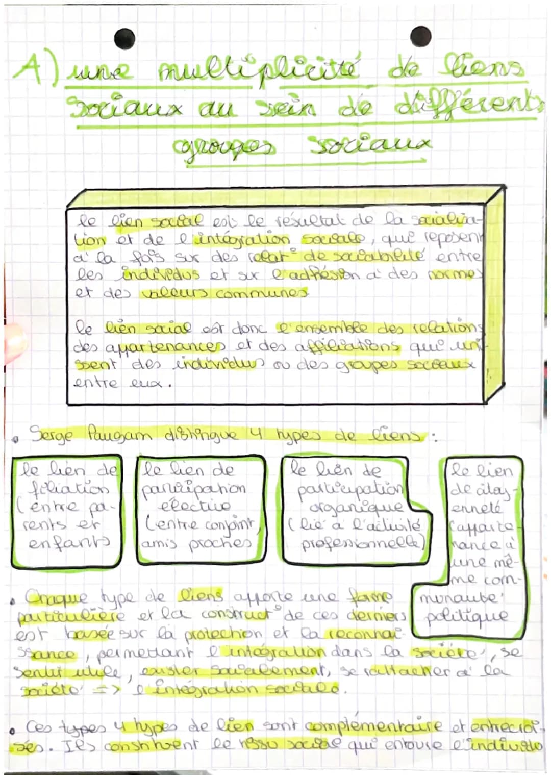 S.E.S
Chapitie 4: Comment se cons-
truisent et évoluent less liens
Sociaux.
NTRODUC
ff
La notion de lien social constitue un
élement central