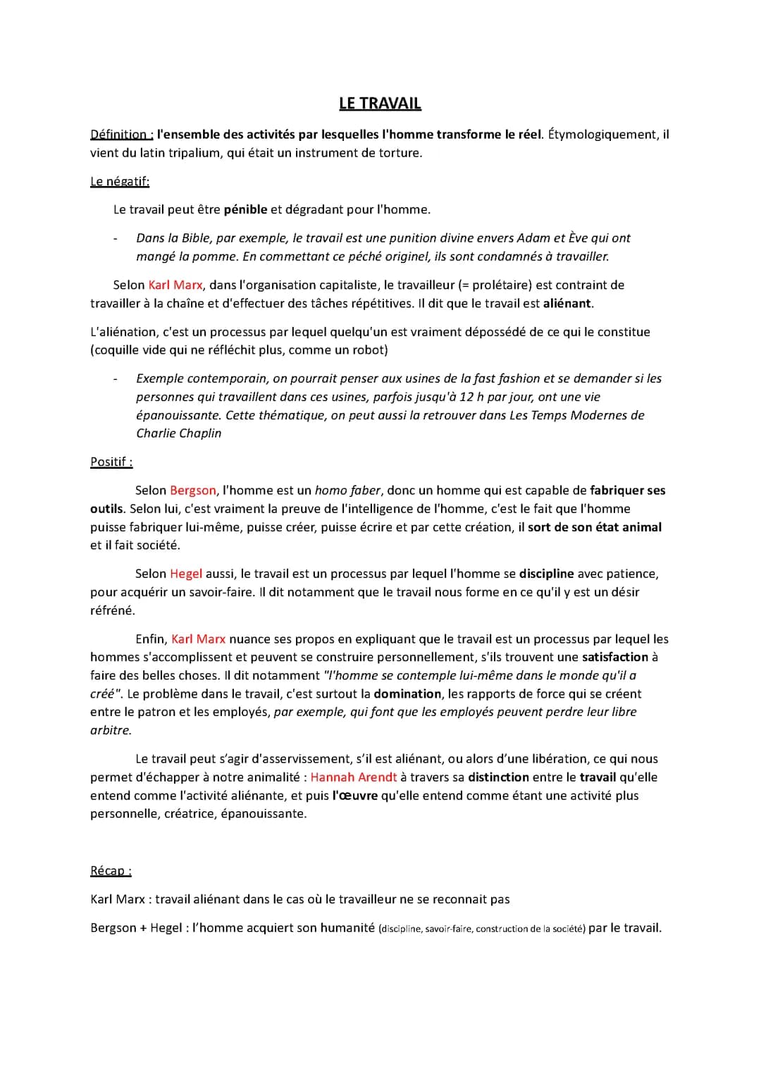 15 Notions de philosophie