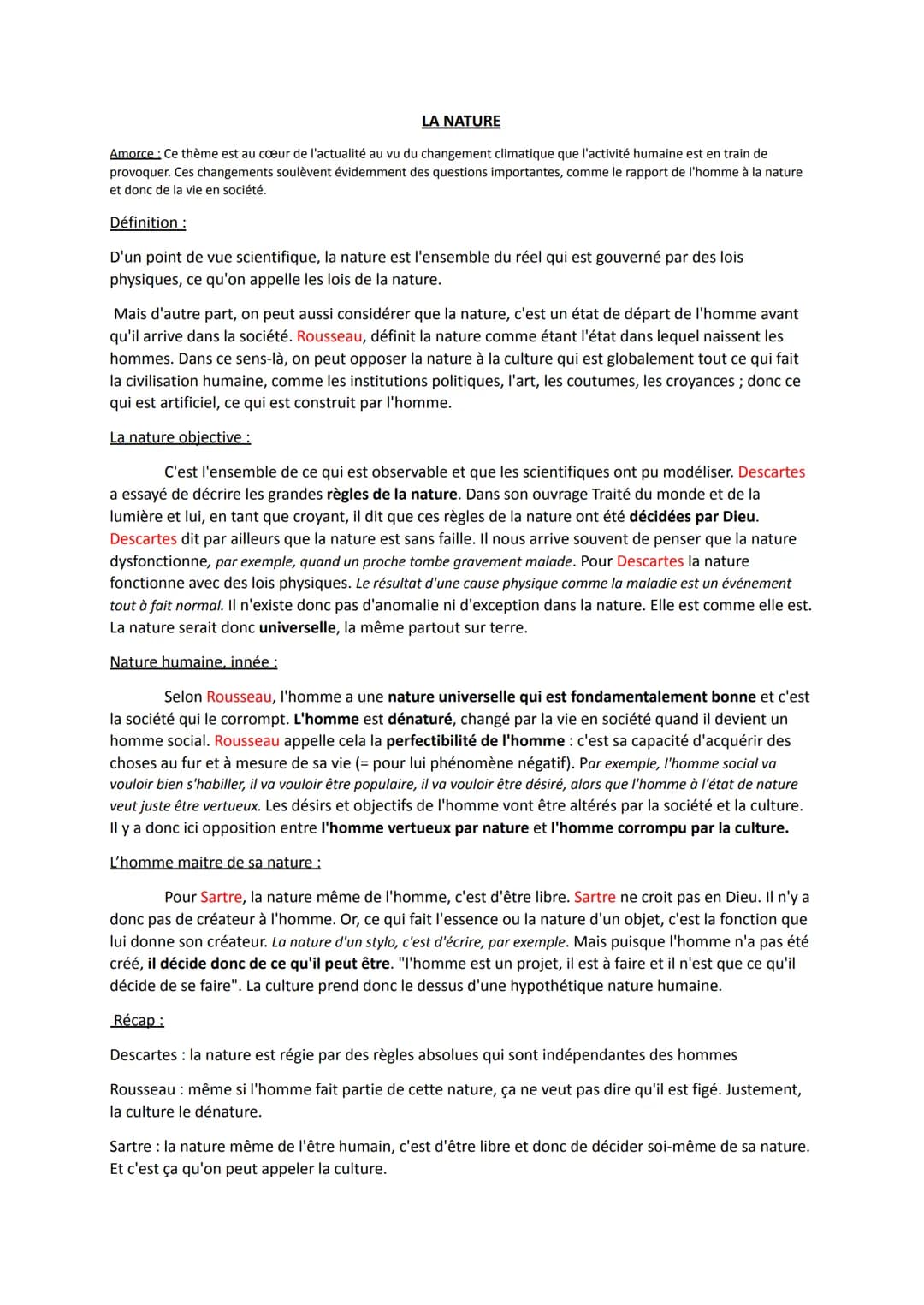 LE TRAVAIL
Définition : l'ensemble des activités par lesquelles l'homme transforme le réel. Étymologiquement, il
vient du latin tripalium, q