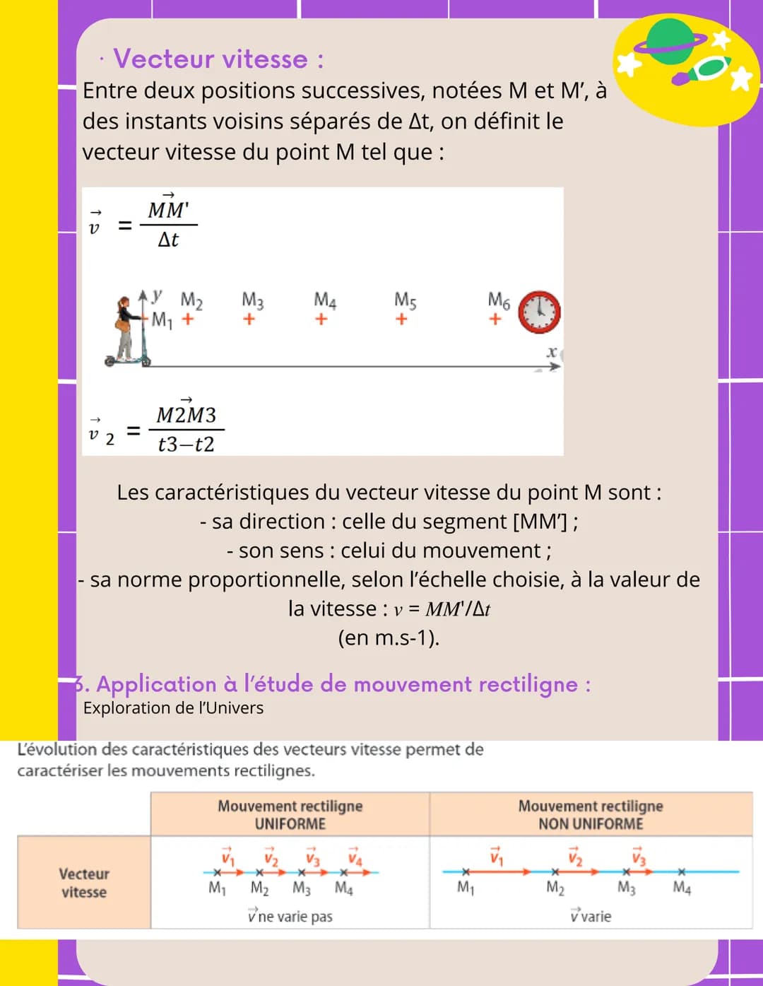 DÉCRIRE UN
MOUVEMENT
JUSTINE
1) Mouvement d'un système
Pour décrire un mouvement, l'observateur doit
choisir le système et le référentield'é