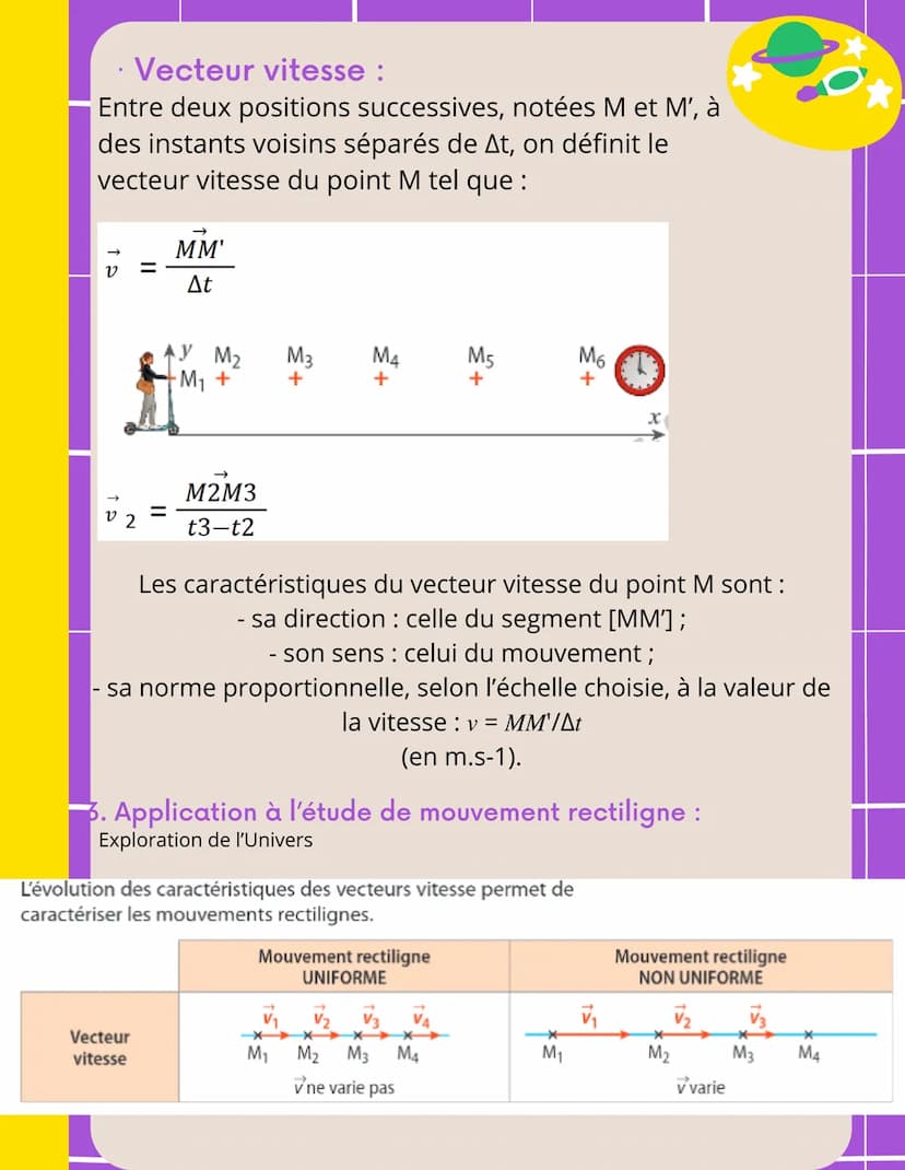 DÉCRIRE UN
MOUVEMENT
JUSTINE
1) Mouvement d'un système
Pour décrire un mouvement, l'observateur doit
choisir le système et le référentield'é
