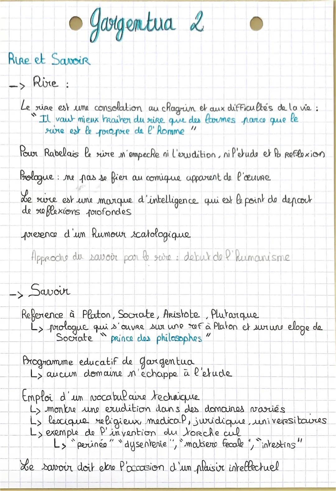 gargentua
Rabelais nous invite à extraire la substantifique moelle
de l'œuve
L> decouvrir son sens profond derriere la plaisanterie
comparai