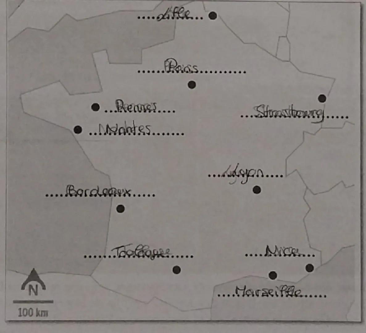 TITRE:...Répartition et dynamiques....de la papolation françaide ...
Lilles
Océan
Atlantique
Strasbourg
Paris
Rennes
Nantes
Bordeaux
Koblous