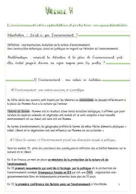 Know Thème 4 Hggsp : L’environnement entre exploitation et protection : enjeu planétaire  thumbnail