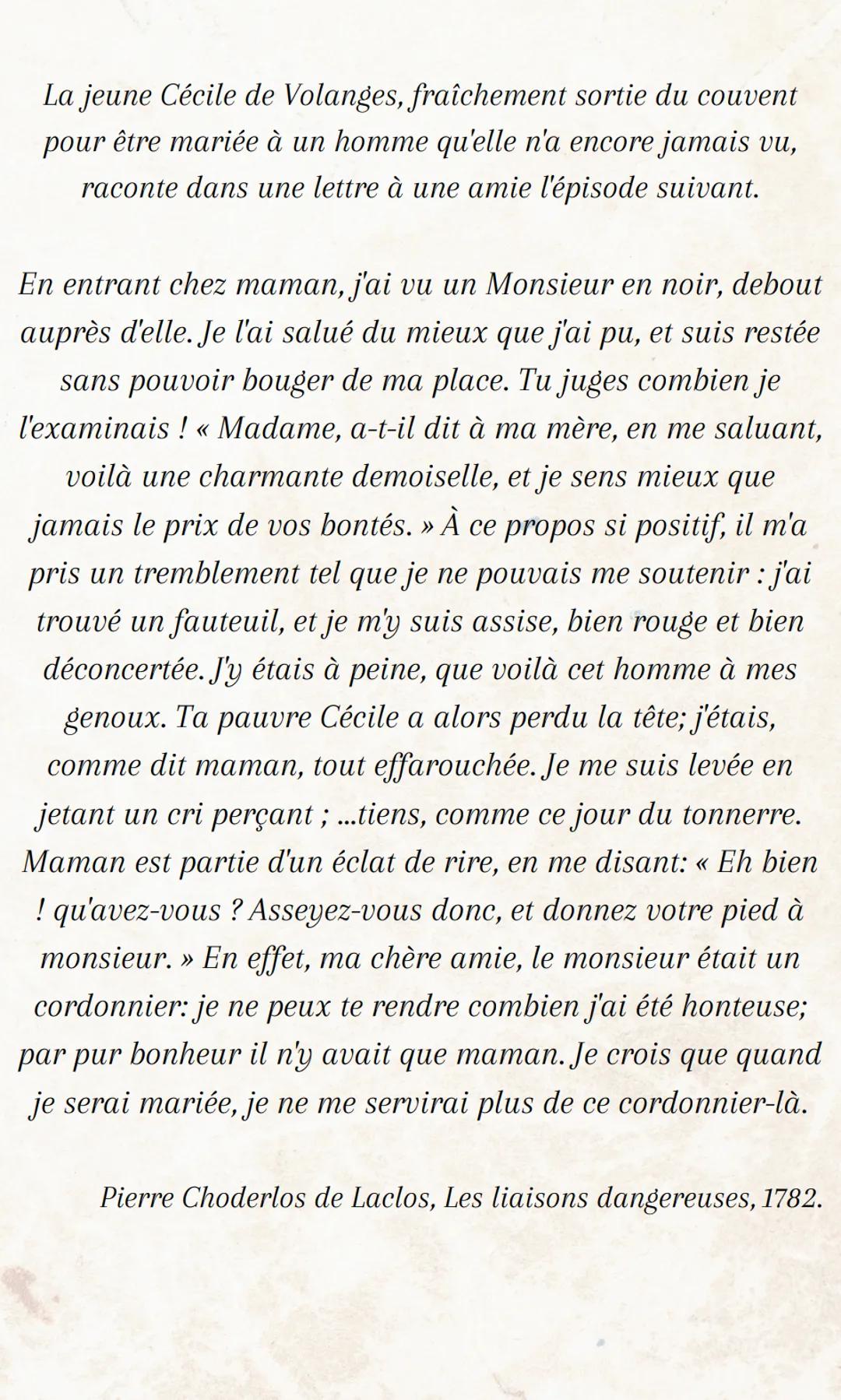 # Abbé Prévost - Manon Lescaut

1) Éléments essentiels :

Présentation générale de l’œuvre :

Titre : Manon Lescaut

Auteur/autrice : Abbé P