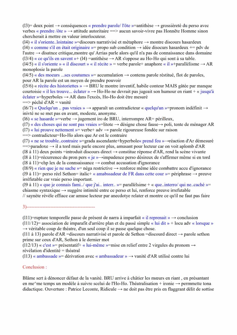 OEUVRE INTEGRALE: La Bruyère, Les Caractères
OBJET D'ETUDE : Les Caractères, Arrias
INTITULE DU PARCOURS: La Comédie social
Introduction :
A
