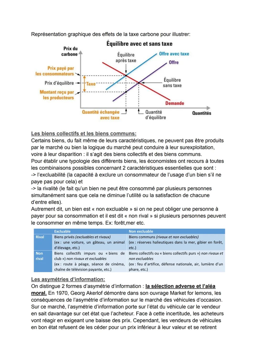 DÉFAILLANCES DE MARCHÉ: LES EXTERNALITÉS
*Externalités : Répercussion de l'activité d'un agent économique sur d'autres
agents qui ne donne p