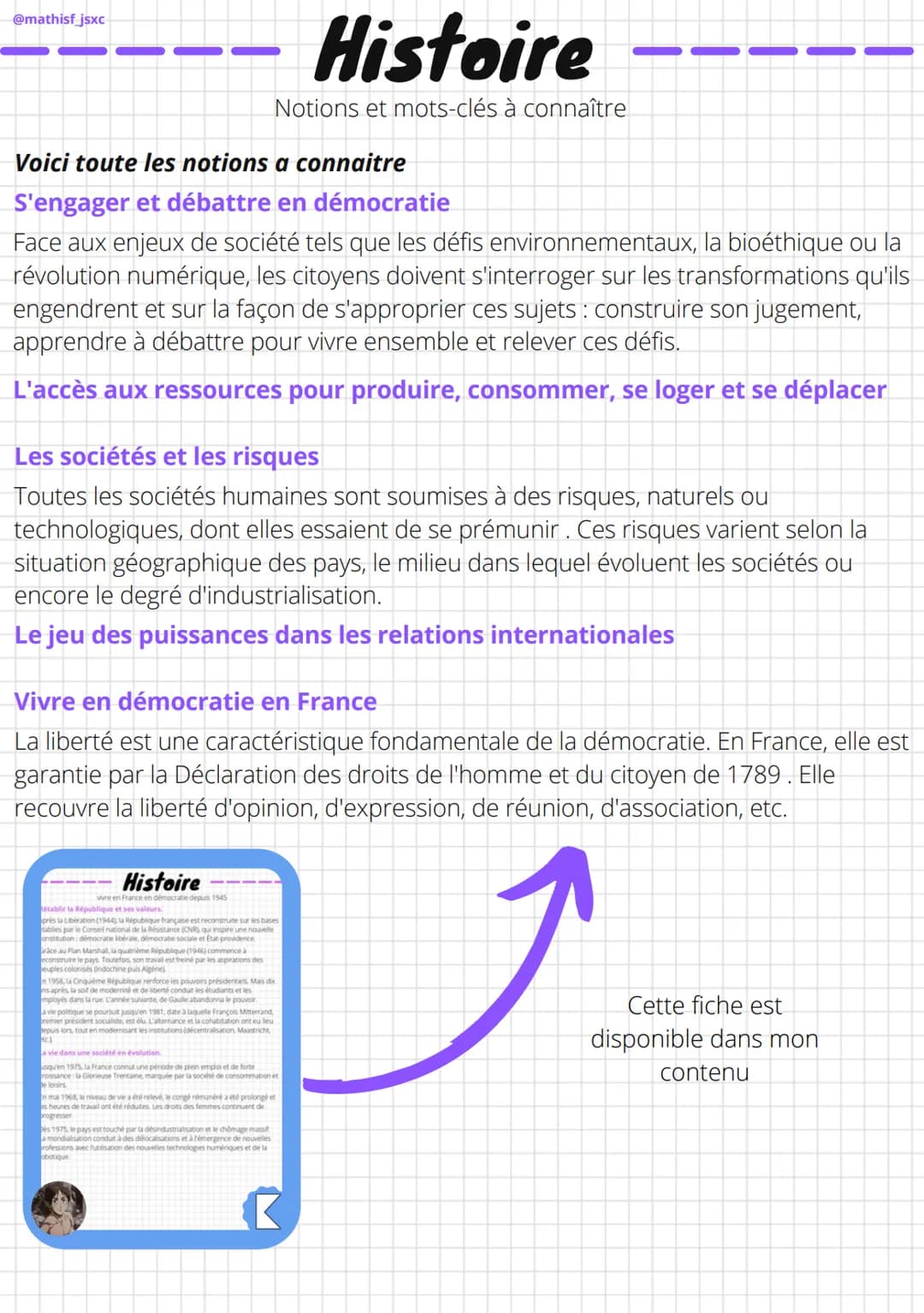 @mathisf_jsxc
Voici toute les notions a connaitre
S'engager et débattre en démocratie
Face aux enjeux de société tels que les défis environn