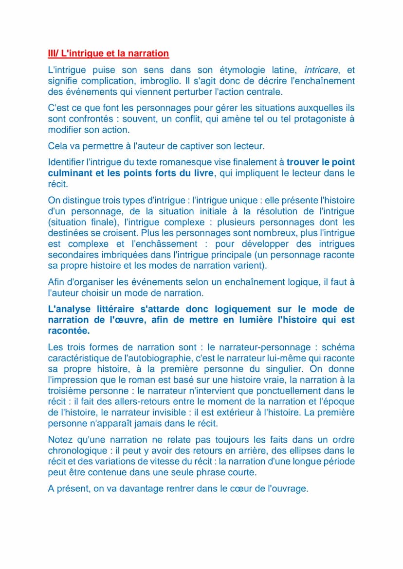 COMMENT ANALYSER UN ROMAN ?
I/ Présenter l'ouvrage
Avant toutes choses, il convient de présenter l'ouvrage. Cela revient à
mettre sur papier