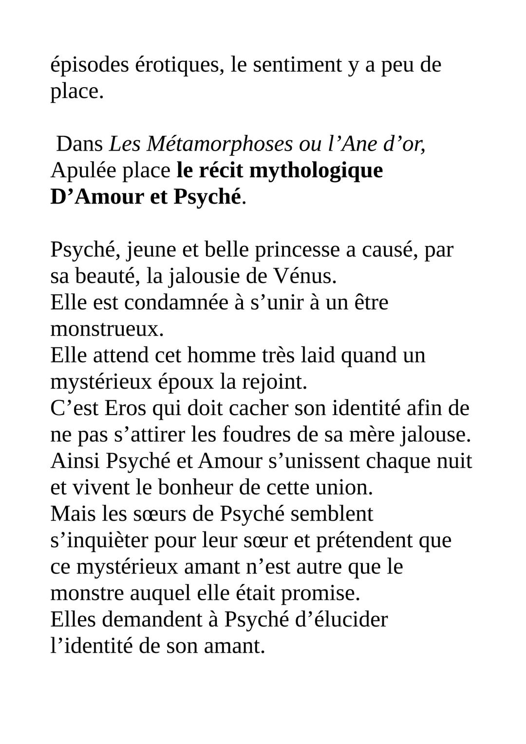 Dire et chanter l'amour :
poèmes, lettres, théâtre, épitaphes
et graffiti, etc
Le thème large des amours antiques s'attache
à présenter tout