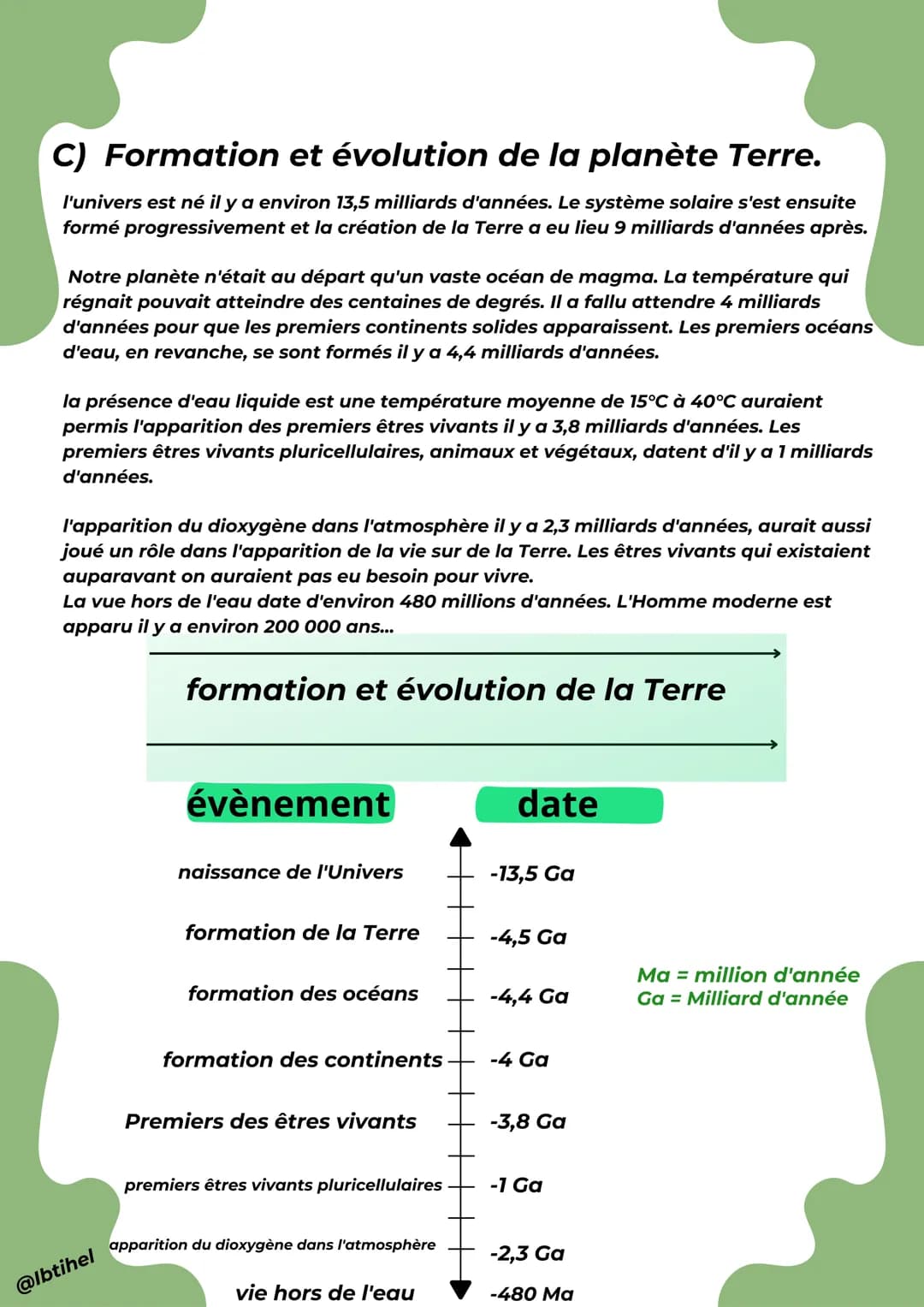 LA TERRE DANS LE SYSTÈME SOLAIRE
A) RAPPELS SUR LE SYSTÈME
SOLAIRE.
La terre est une des 8 planètes du système solaire. Elles ont
toutes la 