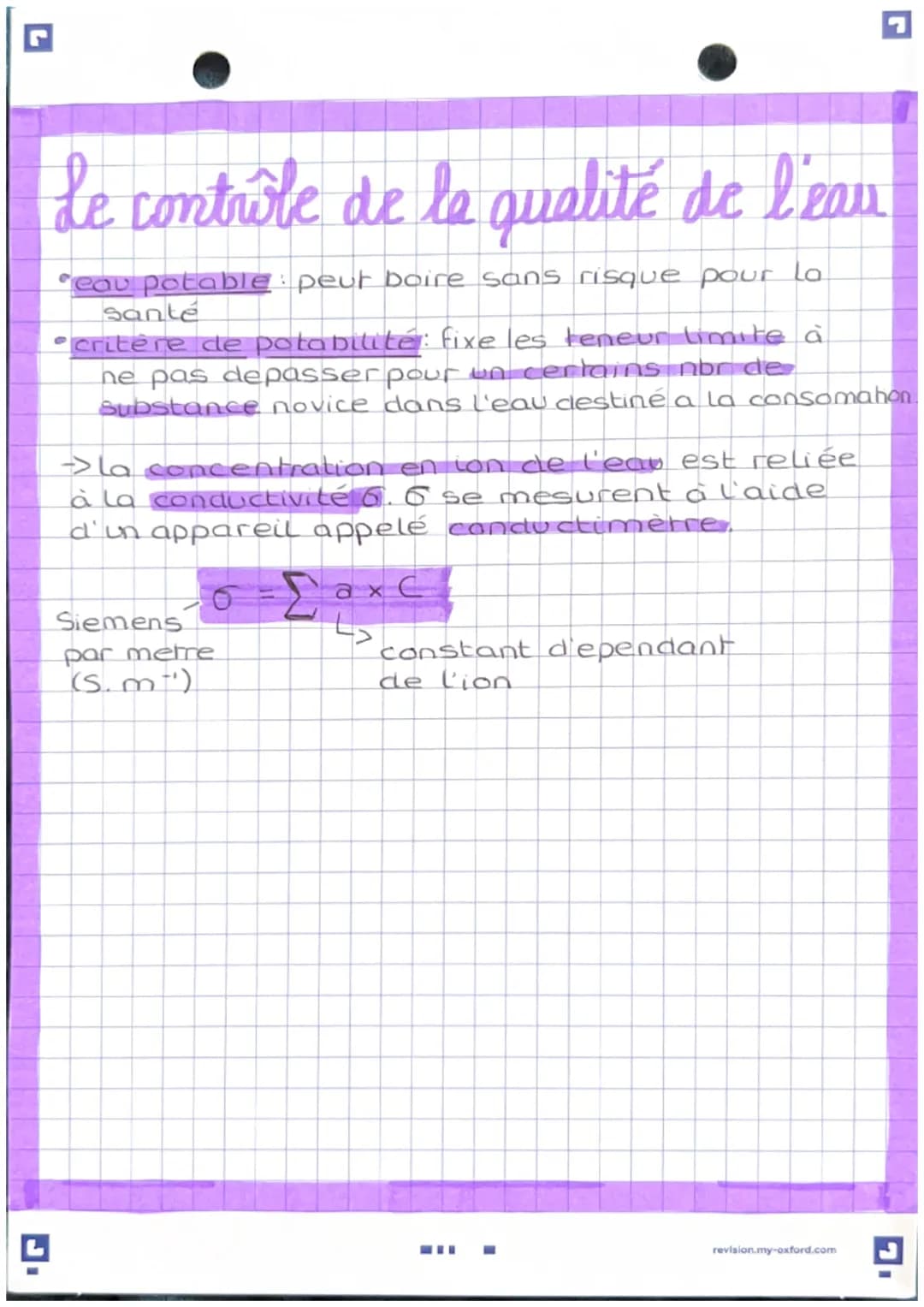 !
Solubilite des composés dans l'eau
Differents composés peuvent se dissoudre dans
l'eau et en faire varié les propriétés.
Solide connique.
