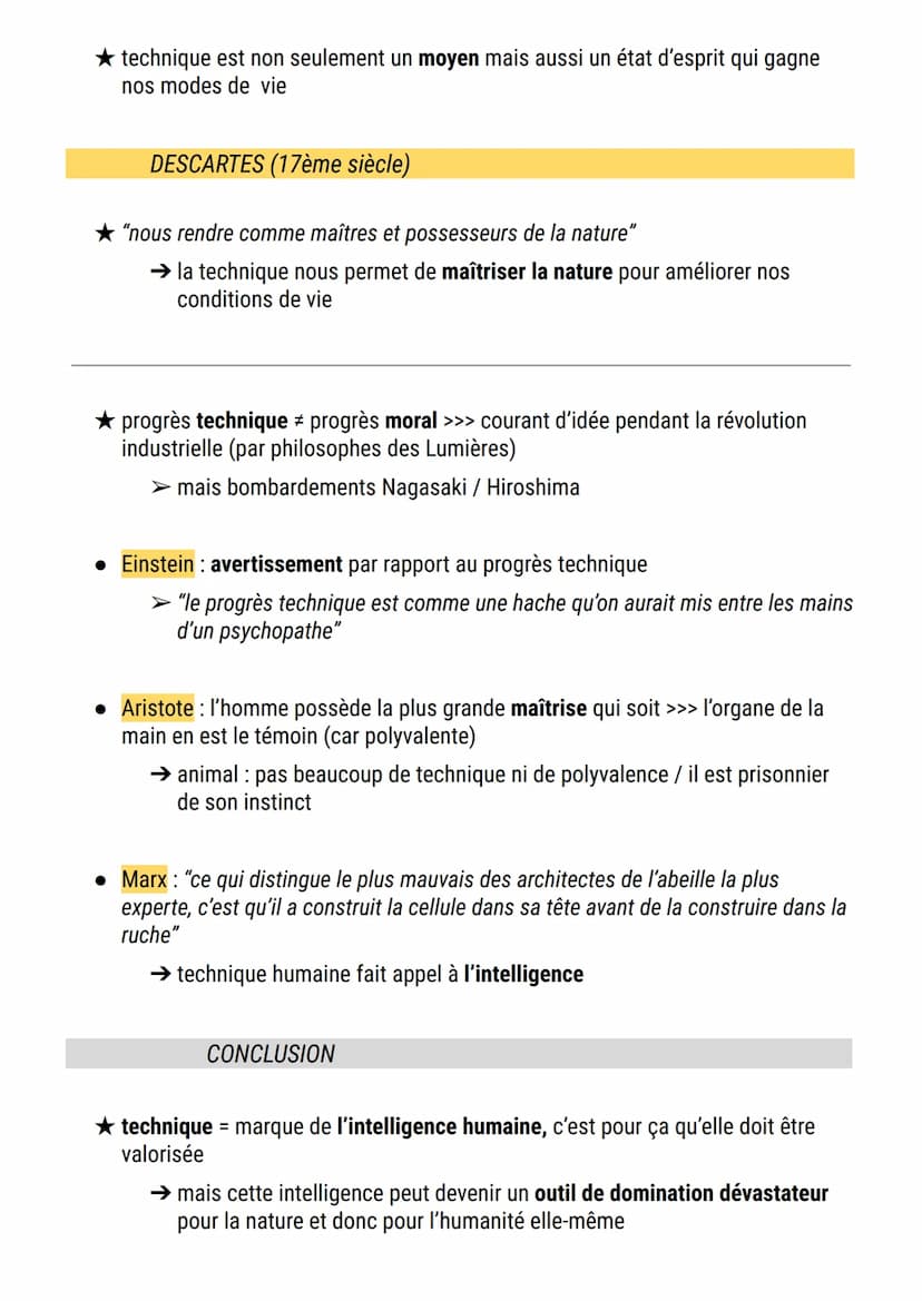 La technique
définition : savoir-faire permettant d'obtenir la résultat attendu / ensemble de
moyens qui permet de réaliser un but / applica