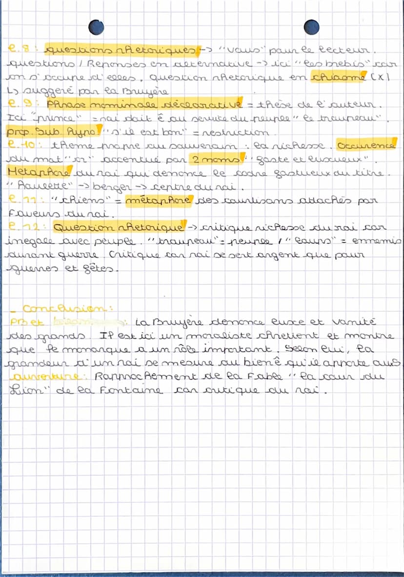 BAC
2
FR
LITTERATUR >>>
•
Texte 3: Remarque 29: Les caractères
Jean de la Bruyère
_Introduction:
auteur: Jean de la Bruyère / moraliste / XV