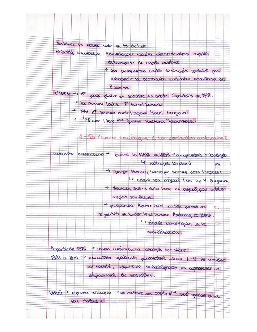 higgerp.
Chapitre 1: Conquêtes, afgirmation de puissance et dualites.
Introduction:
Année 1950 → contexte querre froide la conquête océan et