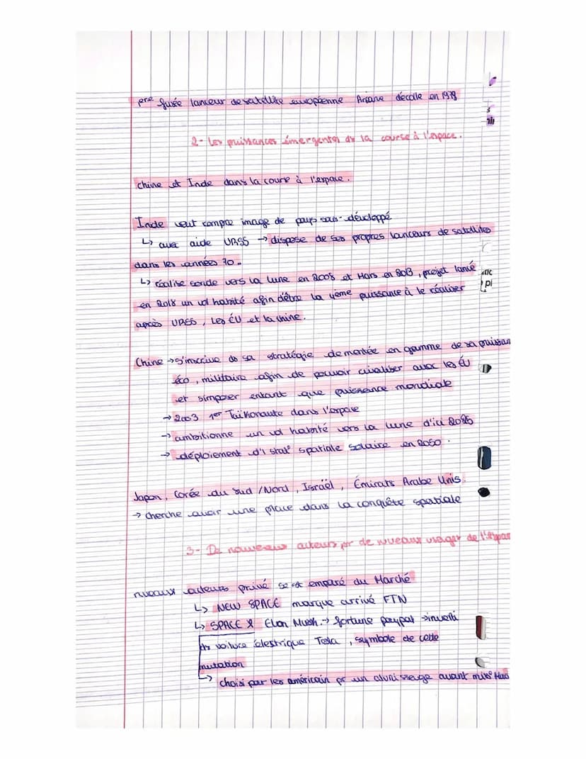 higgerp.
Chapitre 1: Conquêtes, afgirmation de puissance et dualites.
Introduction:
Année 1950 → contexte querre froide la conquête océan et