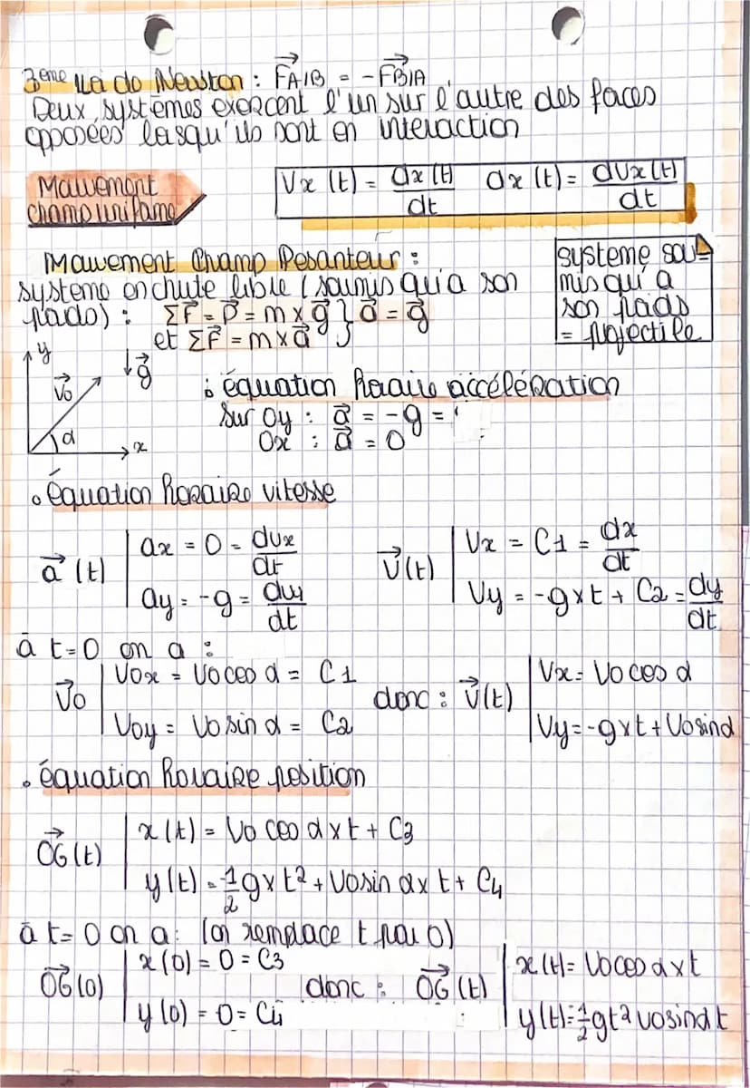 • primitives:
P₁ (₂²)
0
a
at
Los de
Newton
PHYSIQUE 22
- mouvement d'un systeme -
MATHS:
P(x)
"B k
att k
1 at +Ⓡ
2
-systeme: reduit
a son ce