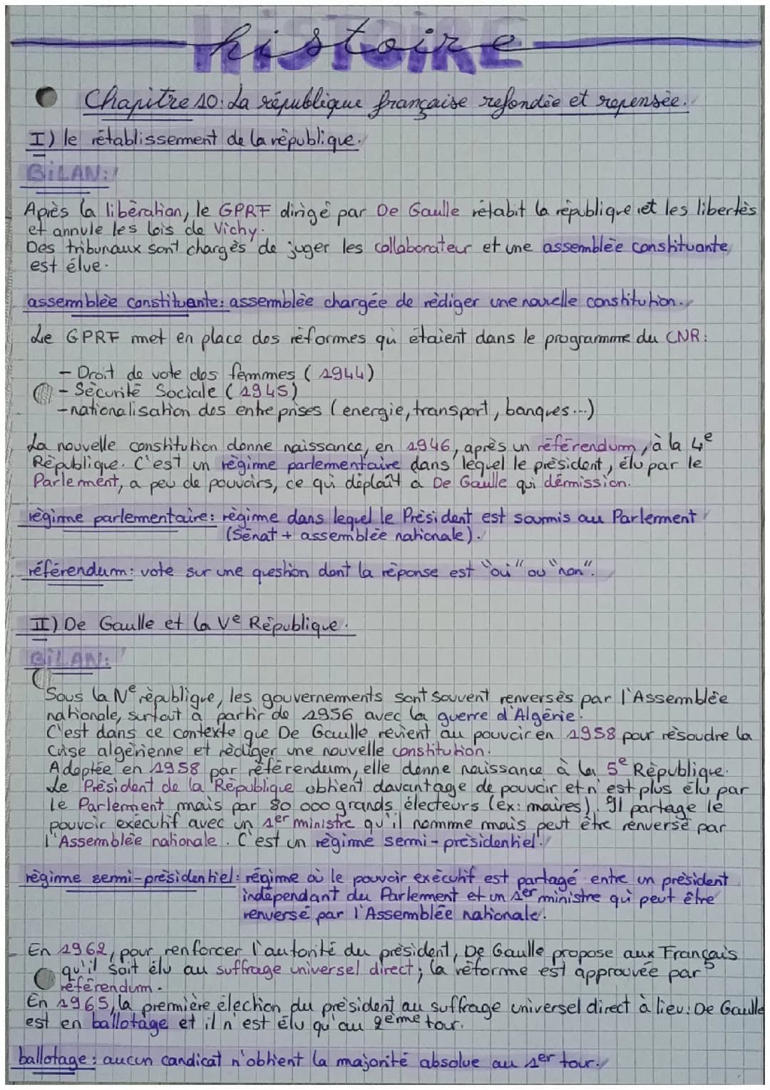 La république française refondée et repensée 