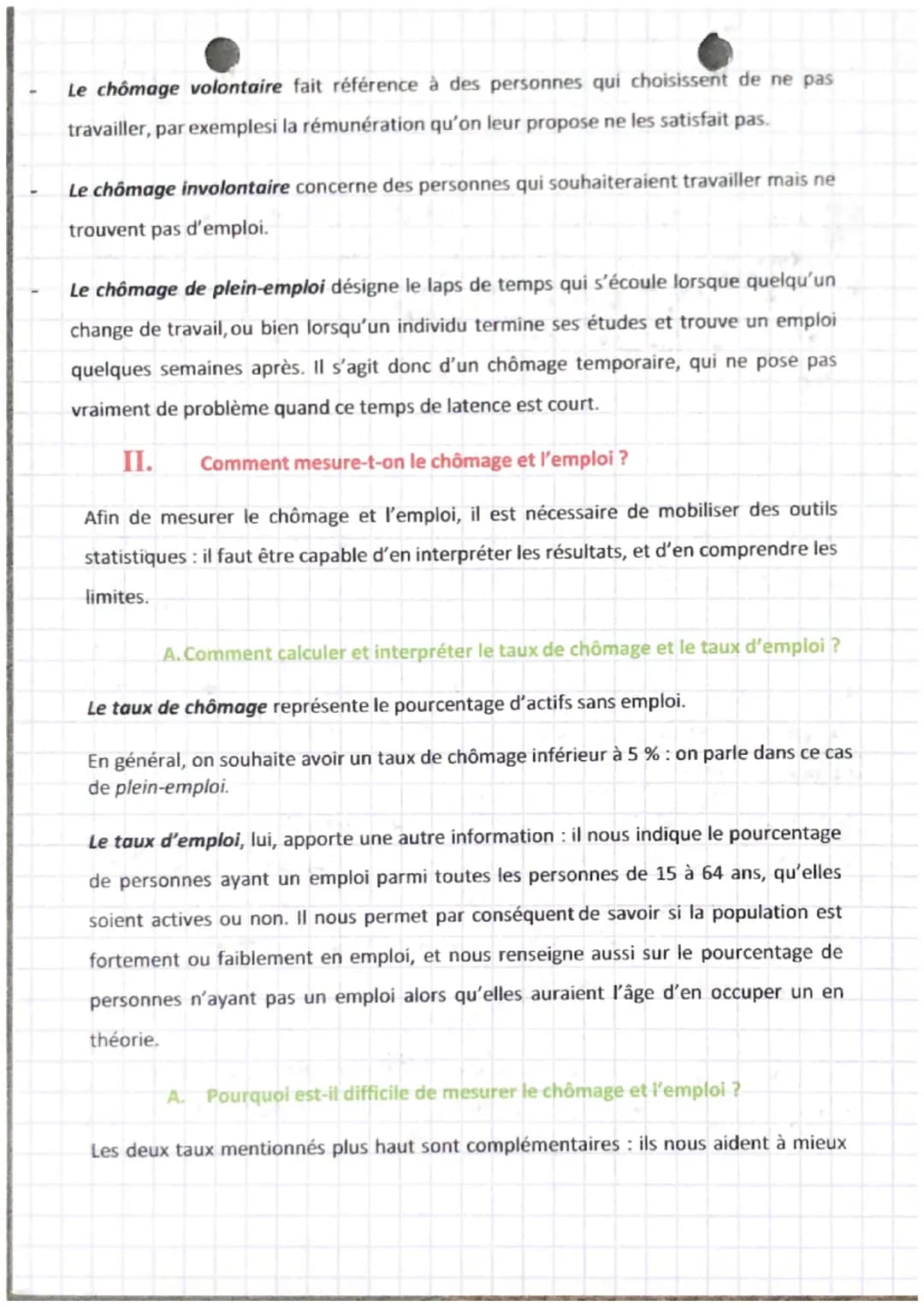 économee
chapitre 6
Chap 6 Le chômage et les politiques
de l'emploi
Le travail est une notion centrale en économie et dans nos sociétés : pa