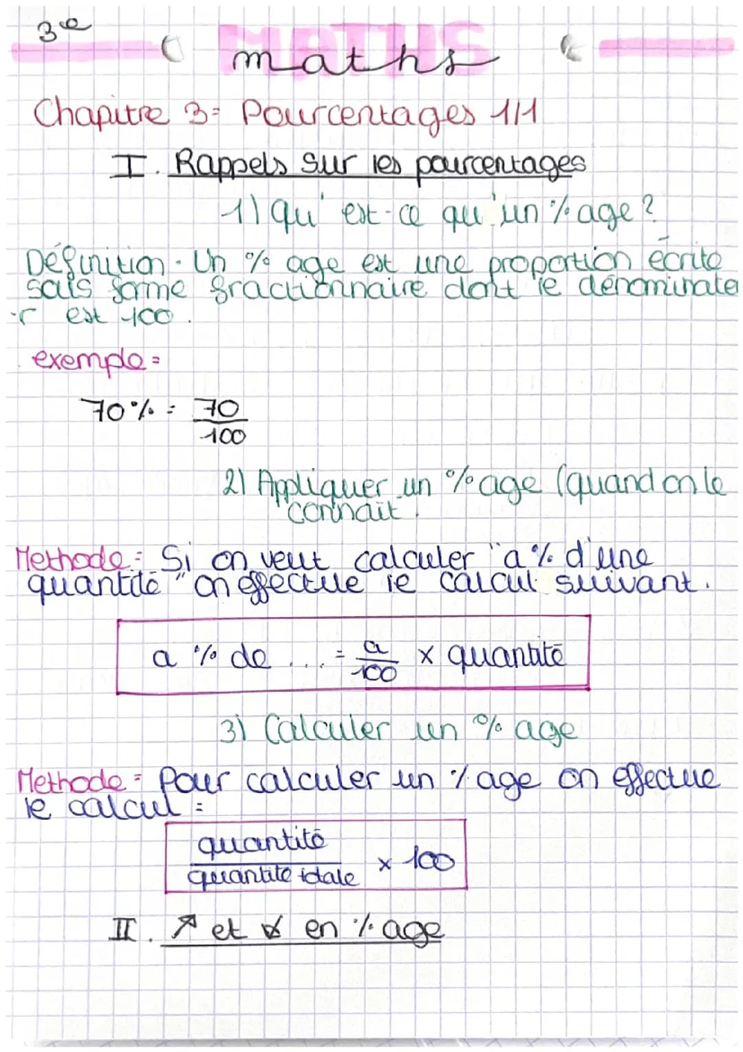 Pourcentage 