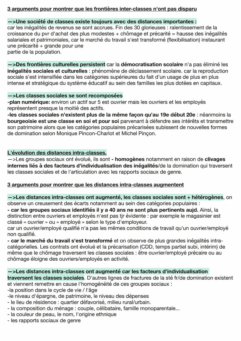 Comment est structuré la société française actuelle?
I-es multiples facteurs de la structuration
et de hiérarchisation de l'espace social
La