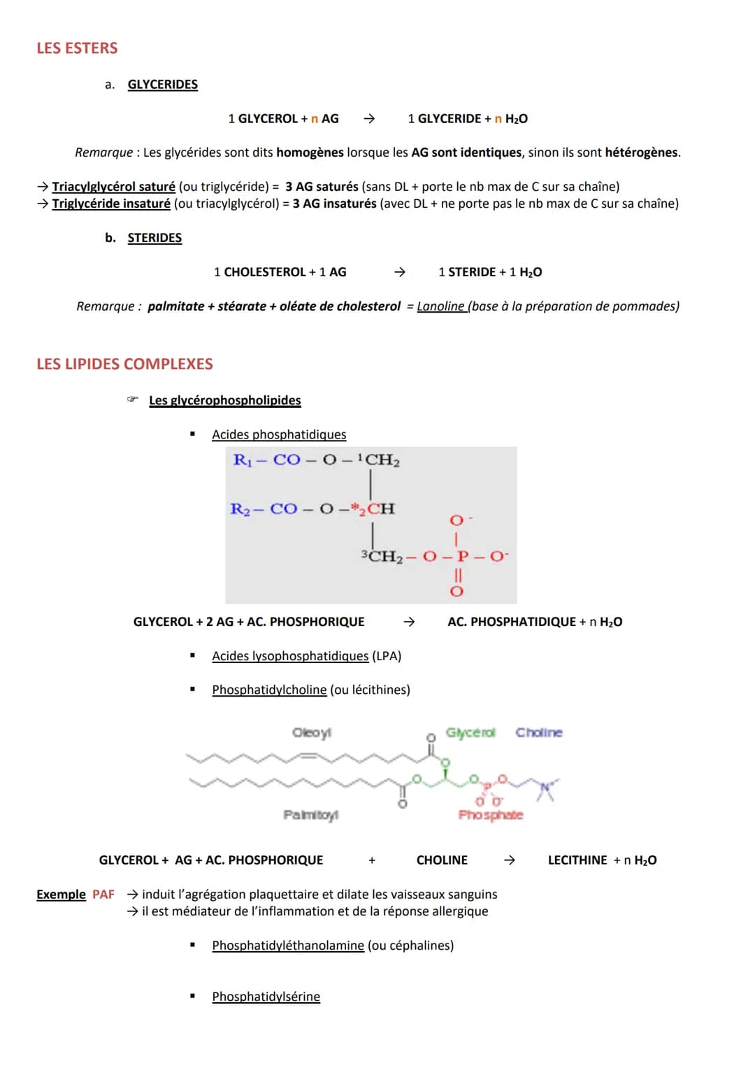 INTRODUCTION
Définition Substances hydrocarbonées
Caractéristiques
RÔLES
CLASSIFICATION
Hydrophobes et liposolubles
Ils sont soit :
1. Les l