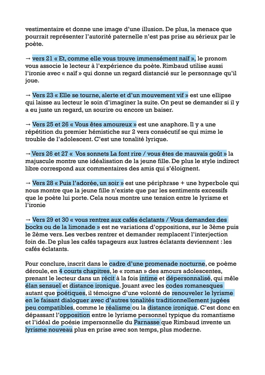<< Roman » Arthur Rimbaud : Texte d'étude 1
Introduction :
<< Roman » est un poème d'Arthur Rimbaud figurant dans les « Cahiers
de Douai ». 