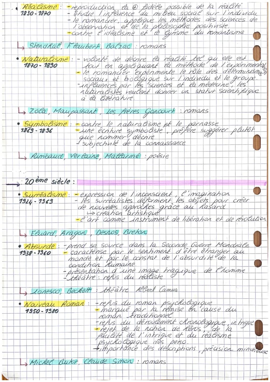 Les Mouvements littéraires
> 76 ème siècle :
• Humanisme : -philosophie que place l'homme au centre
fr en langue bittéraire
→
Montaigne
essa