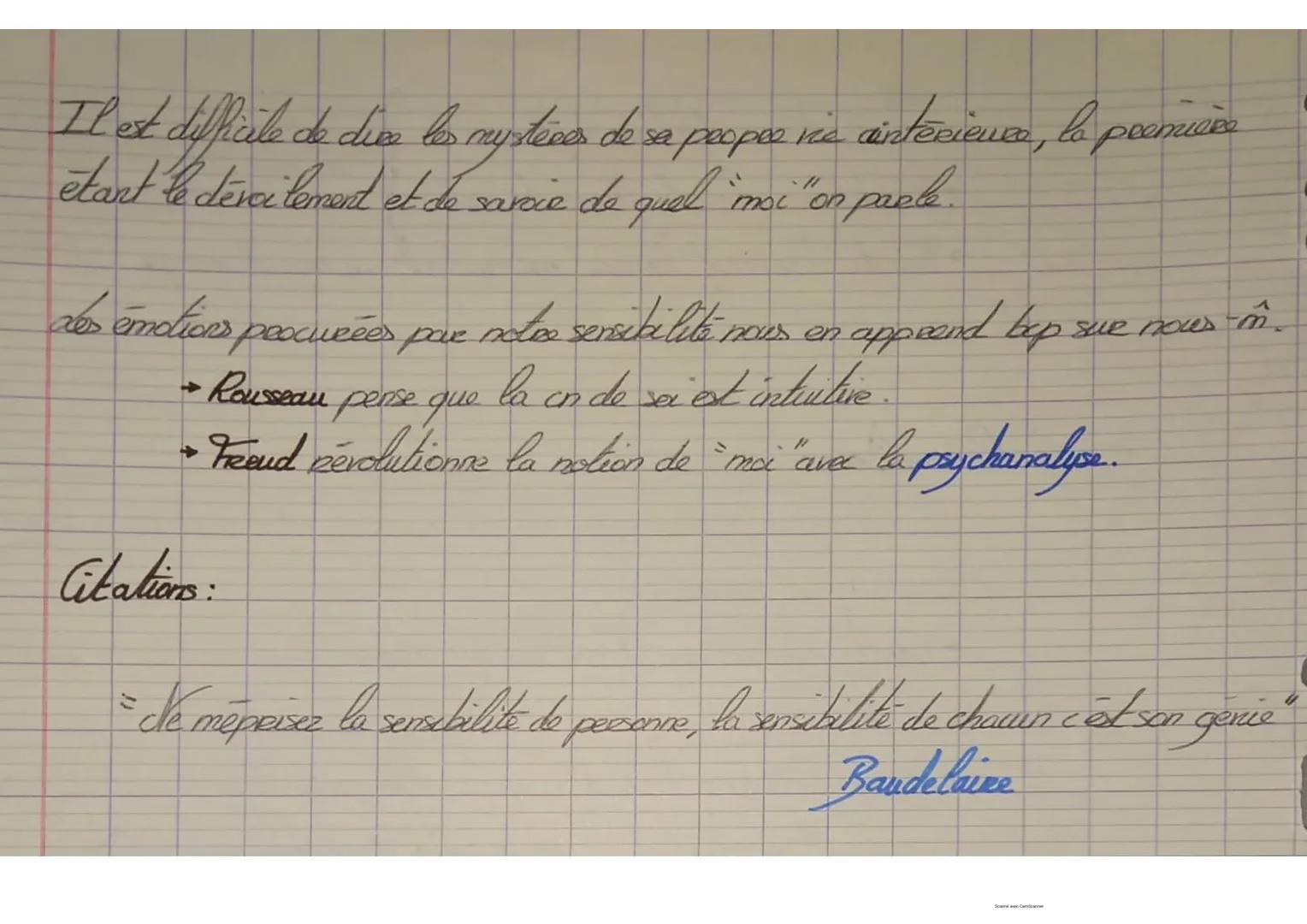 # LA RECHERCHE DE SOI

LES EXPRESSIONS DE LA SENSIBILITÉ

Definition:

• Sensibilité : Faculté de parecercie à travers les cos, cupnuté dexe