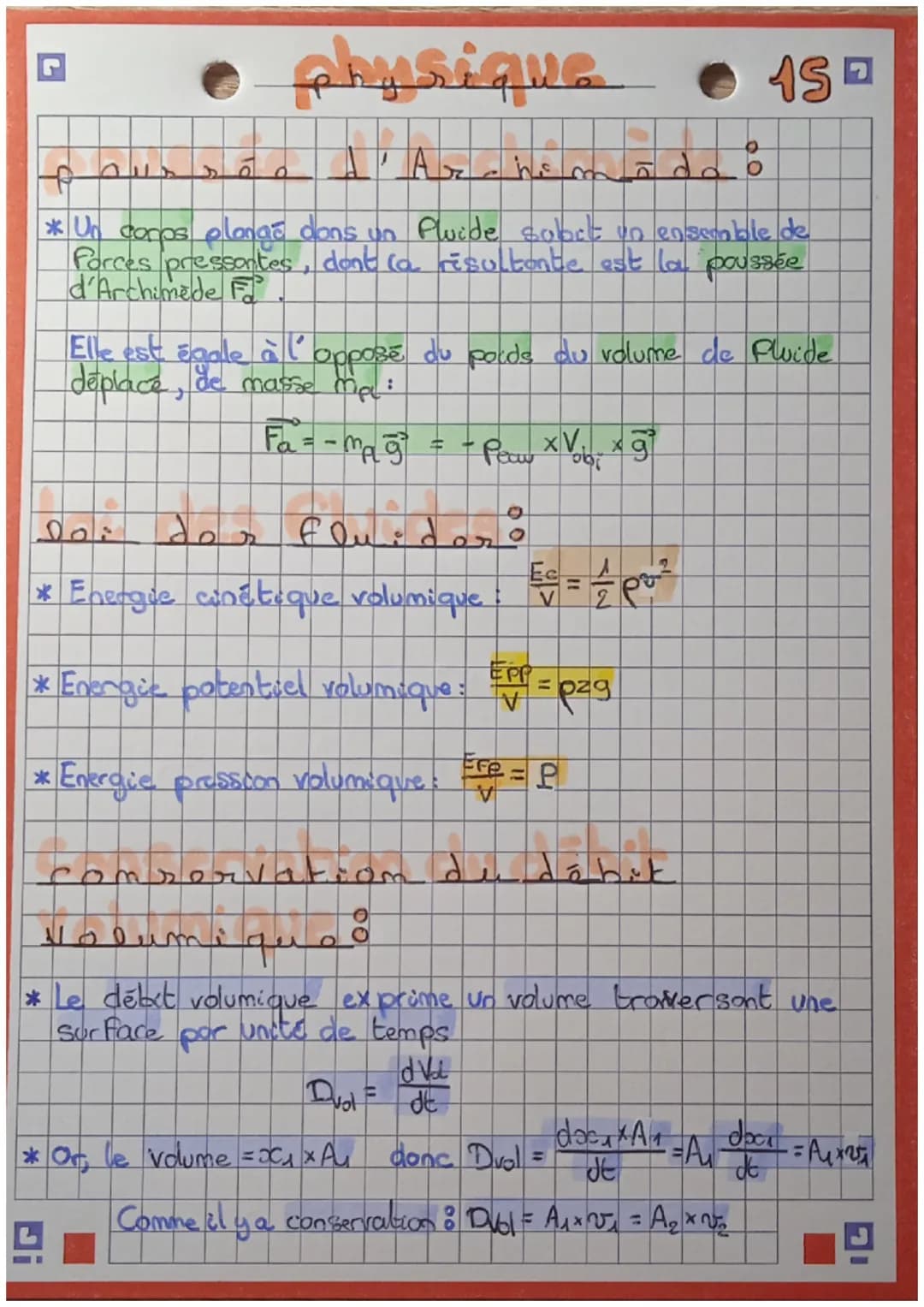 L
• physique
d'Ar-himñdoo
457
* Un corps plonge dons un Plide subit un ensemble de
Forces pressantes, dont la risultante est la poussée
d'Ar