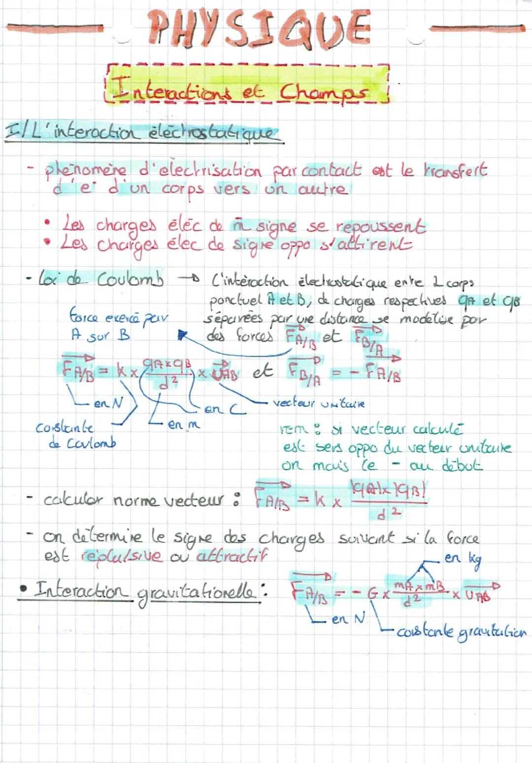 Découvre l'Interaction Électrostatique: Jeux et Formules Amusantes