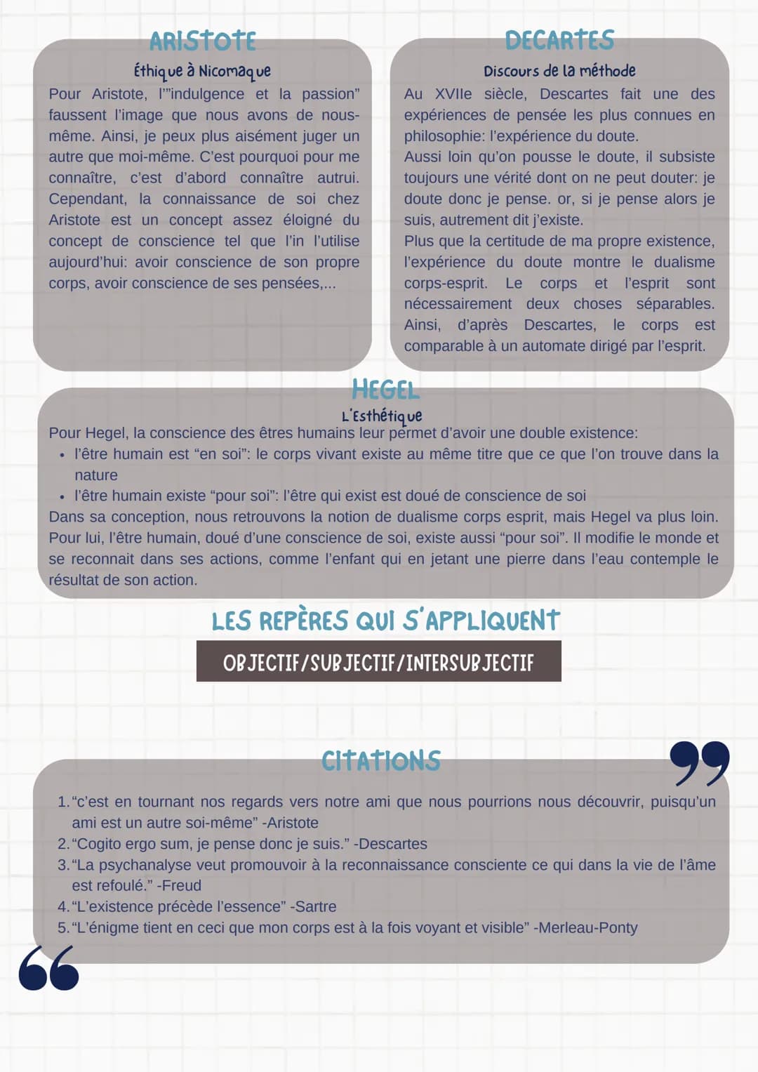 LA CONSCIENCE
>cum scientia= avec savoir accompagné de savoir
DÉFINITIONS
1 CONSCIENCE IMMÉDIATE
=ce qui distingue tous les êtres vivants de