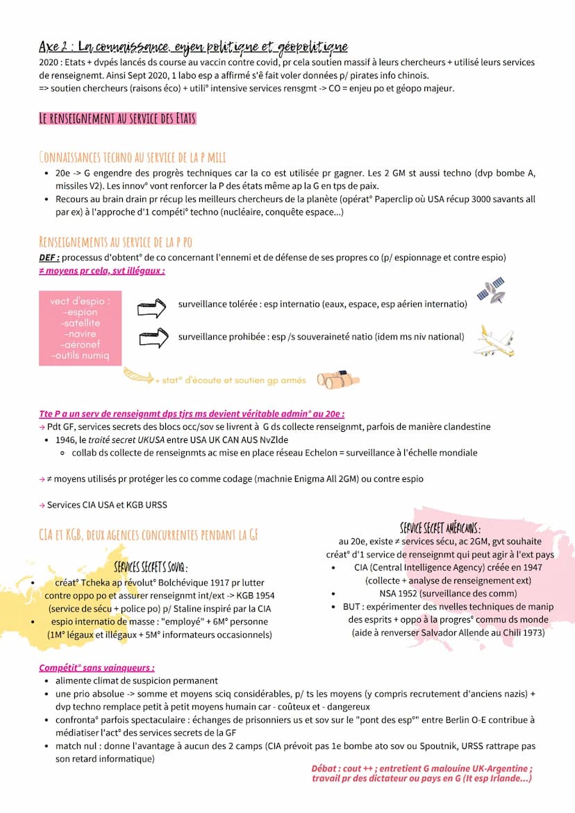 GEOPO L'ENJEU DE LA CONNAISSANCE
thème 4
INTRODUCTION
"La connaissance est l'unique ressource qui ait du sens auj. [...] Elle devient 1 moye