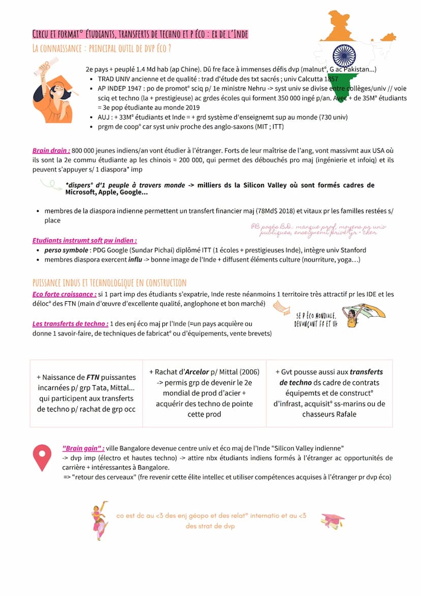 GEOPO L'ENJEU DE LA CONNAISSANCE
thème 4
INTRODUCTION
"La connaissance est l'unique ressource qui ait du sens auj. [...] Elle devient 1 moye