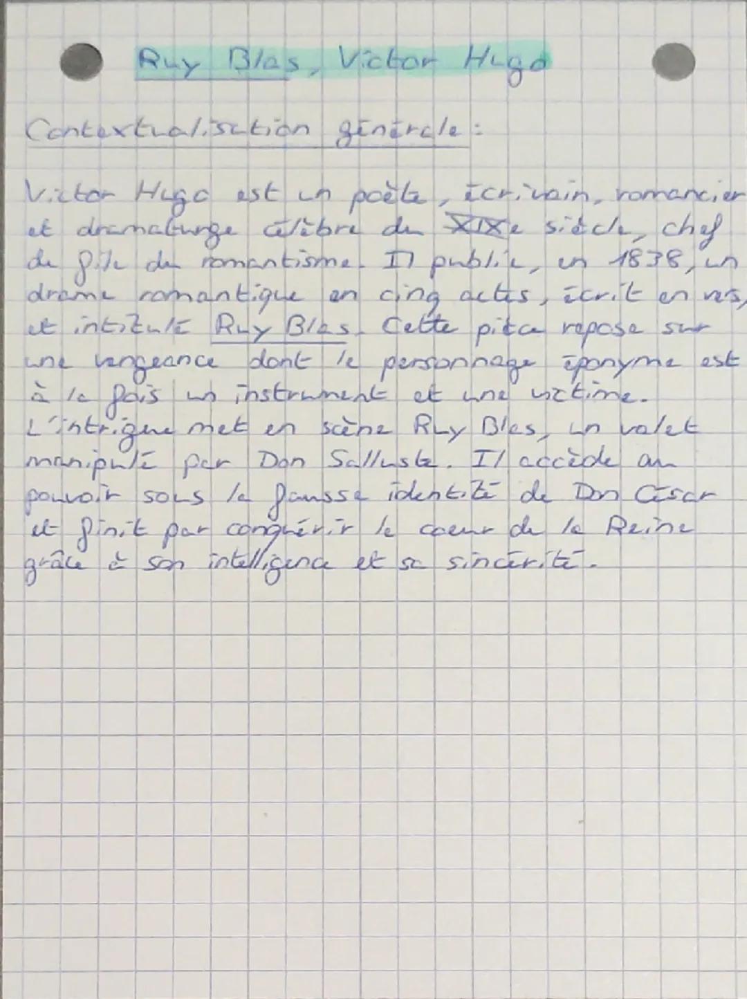 EAF2025 Texte L.L.12: Victor HUGO, Ruy Blas, V, 4, 1838
Acte V, scène 4
LA REINE, RUY BLAS
Ruy Blas fait quelques pas en chancelant vers la 
