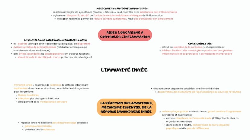 ●
système immunitaire => protège de pathogènes très variés (virus,
bactéries, champi, parasites)
●
o constitué d'organes, cells, molécules q