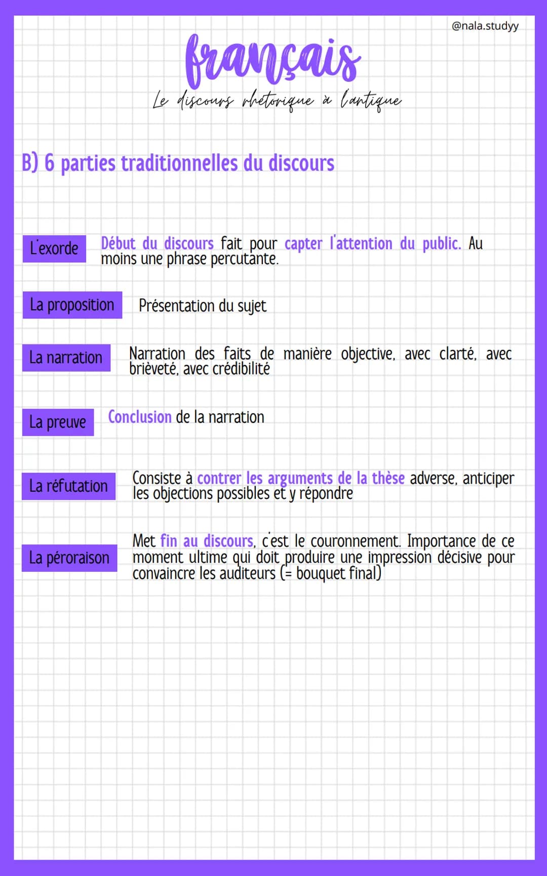 La rhétorique, c'est l'art de bien parler, de persuader par le langage, l'art de
l'éloquence.
Cicéron (ler siècle av. JC) est une référence 
