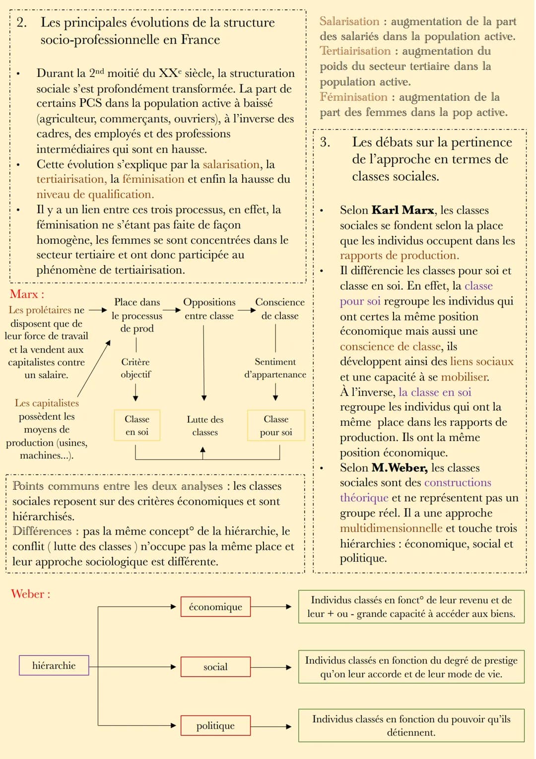 SES: la structure sociale française
La structure sociale désigne la manière dont les groupes sociaux sont hiérarchisés au
sein d'une société