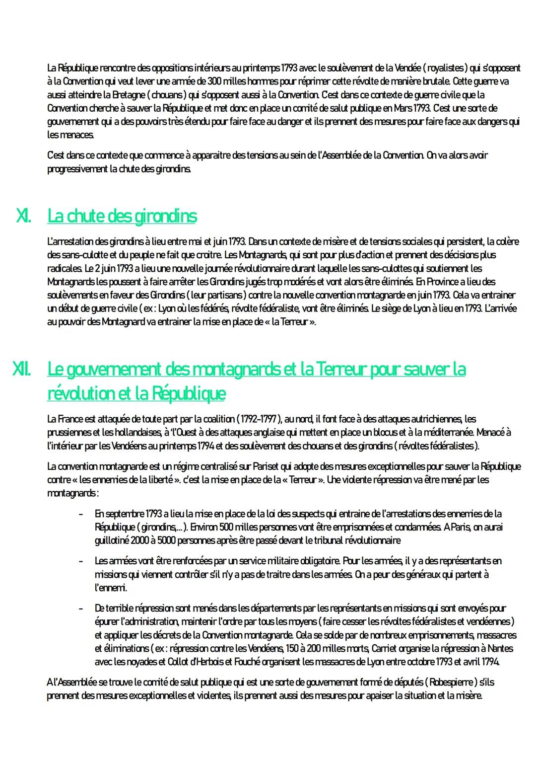 HISTOIRE
La révolution française et l'empire : une nouvelle conception
de la nation
I. Introduction
En 1789, la France dans une décennie de 