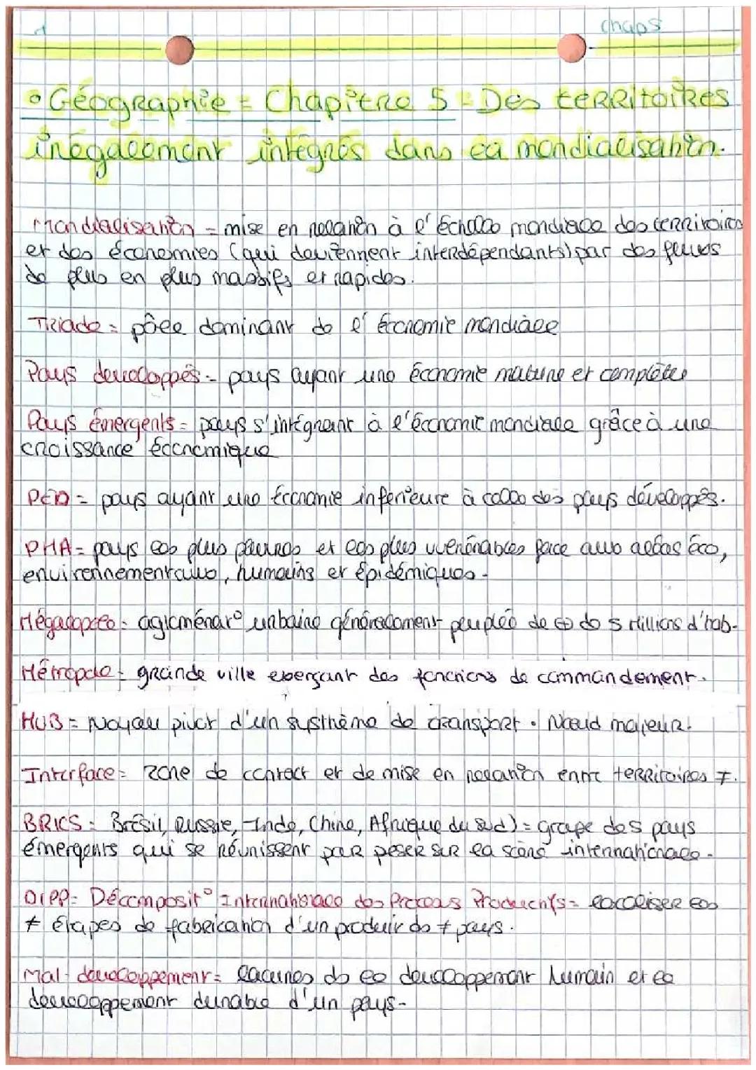 Découvre les Territoires dans la Mondialisation : Intégrations et Rivalités