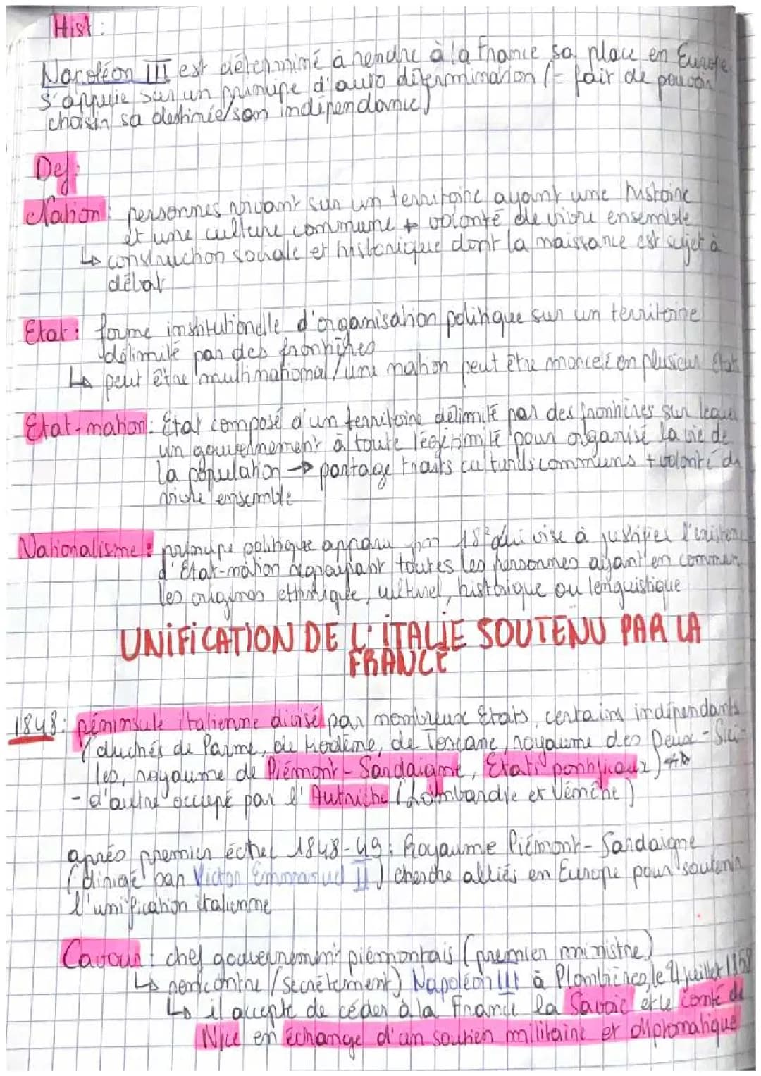 L'Unification Italienne et Allemande : La France et la Construction de Nouveaux États