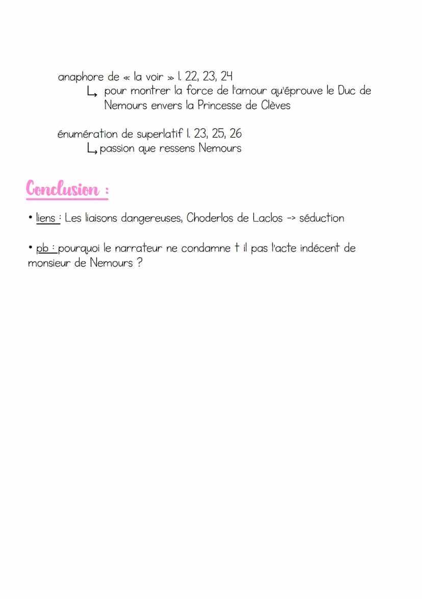 Texte 2
LA PRINCESSE DE CLÈVES - LA SCÈNE DU
PAVILLON
Accroche :
<< Il vit qu'elle était seule ; mais il la vit d'une si admirable beauté,
q