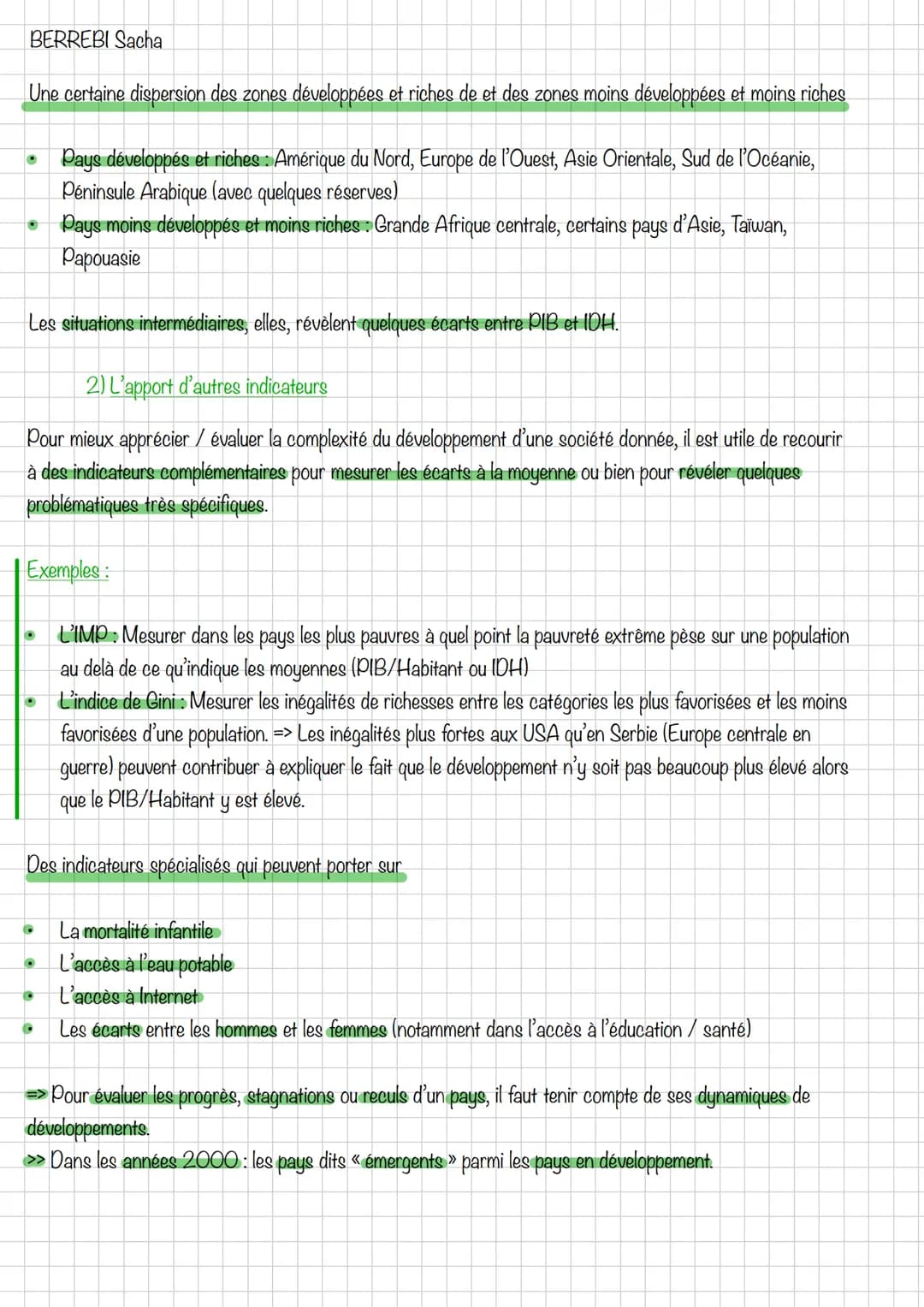 BERREBI Sacha
Introduction
Des états dans des situations très variées entre les territoires qui encadrent les pop. (Principalement les
états