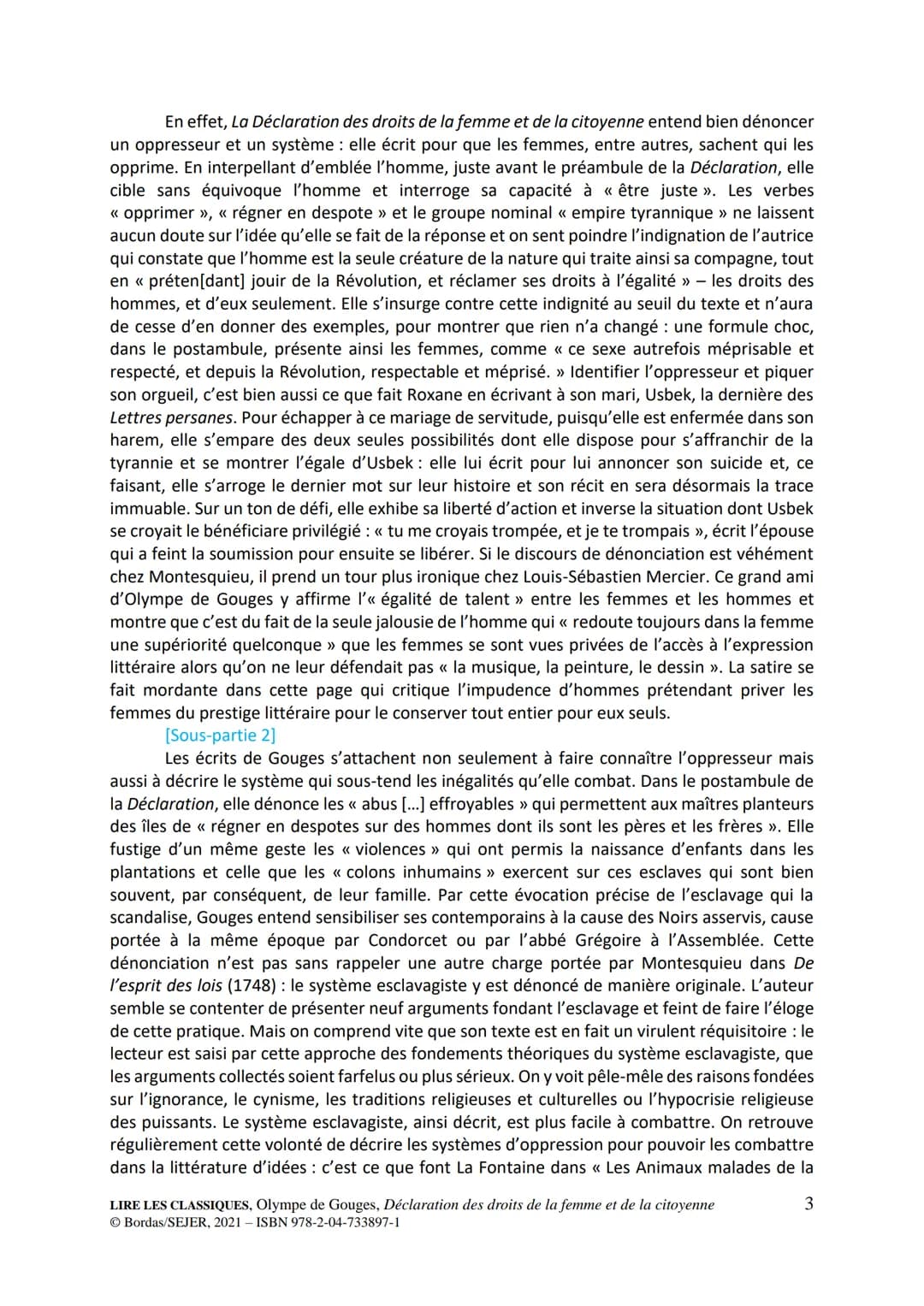 Dissertation 1
Proposition de corrigé
Sujet :
<< J'écris pour que vous sachiez ; je crie pour que vous entendiez ; je marche en avant pour q