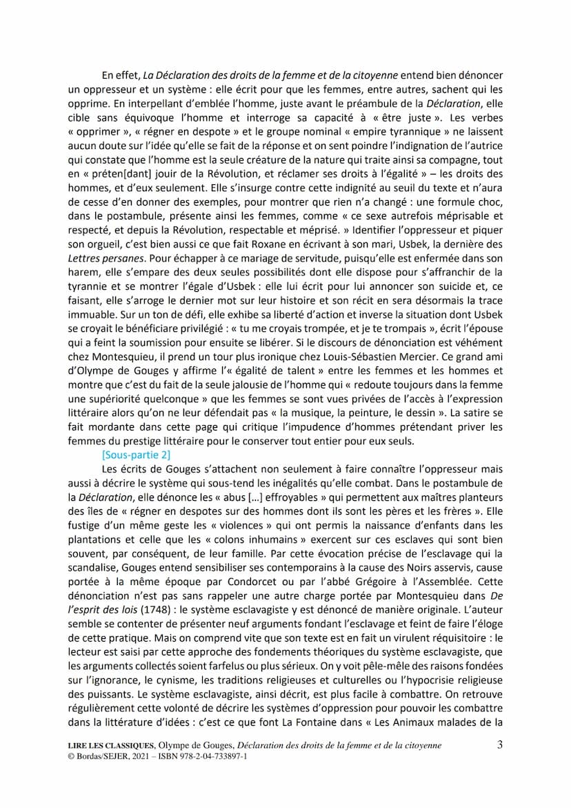 Dissertation 1
Proposition de corrigé
Sujet :
<< J'écris pour que vous sachiez ; je crie pour que vous entendiez ; je marche en avant pour q