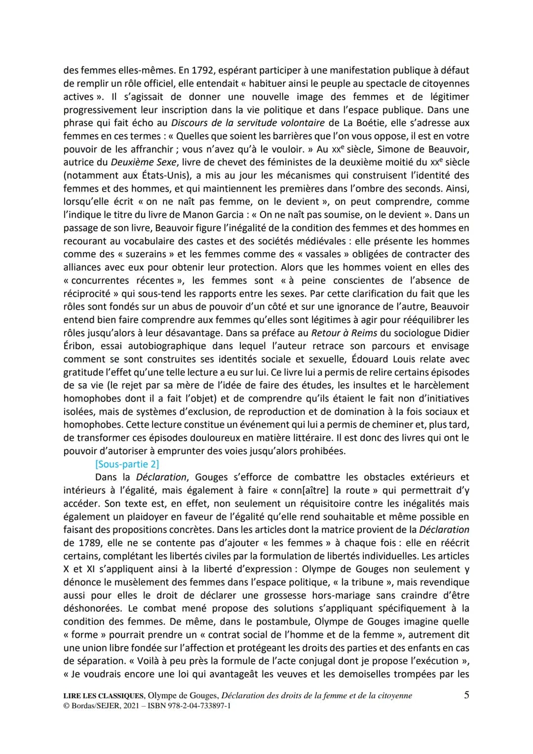 Dissertation 1
Proposition de corrigé
Sujet :
<< J'écris pour que vous sachiez ; je crie pour que vous entendiez ; je marche en avant pour q
